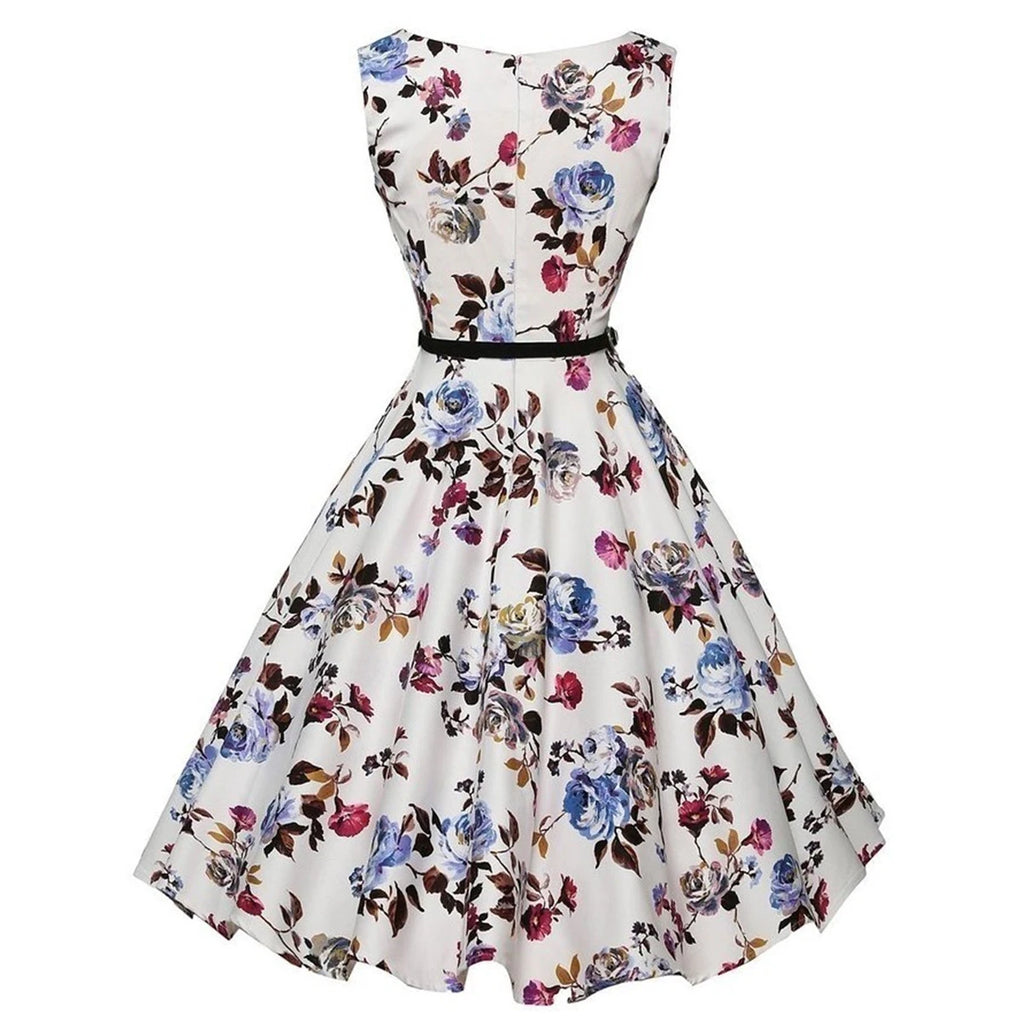 Summer Floral Swing Dress